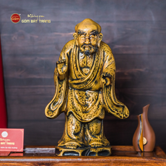 Bộ Tượng Thập Bát La Hán Men Vàng Cổ