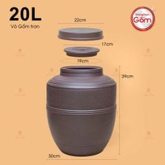 Vò Gốm Trơn