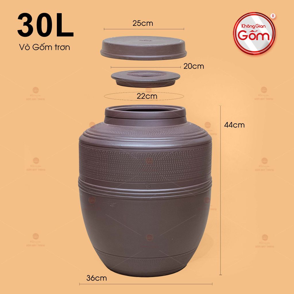 Vò Gốm Trơn