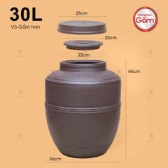 Vò Gốm Trơn