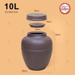 Vò Gốm Trơn