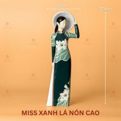 Tượng Cô Gái Việt Nam Áo Dài Nón Lá