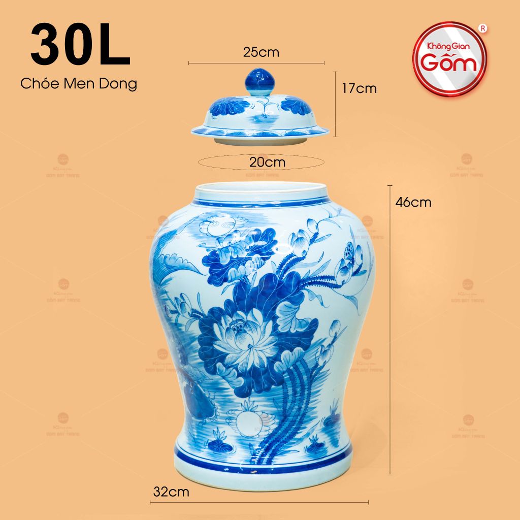 Chóe Ngâm Rượu Men Dong 30L