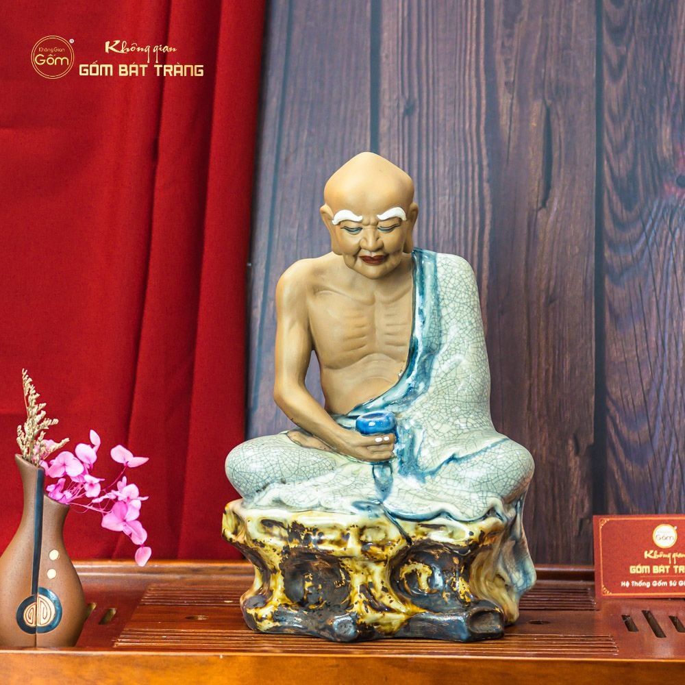 Bộ Tượng Thập Bát Lan Hán Men Rạn
