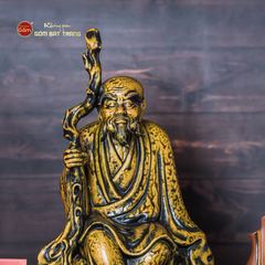 Bộ Tượng Thập Bát La Hán Men Vàng Cổ