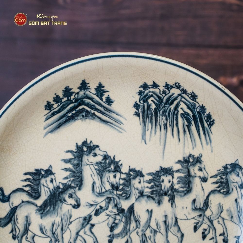 Đĩa Trưng Bày Bát Mã Truy Phong