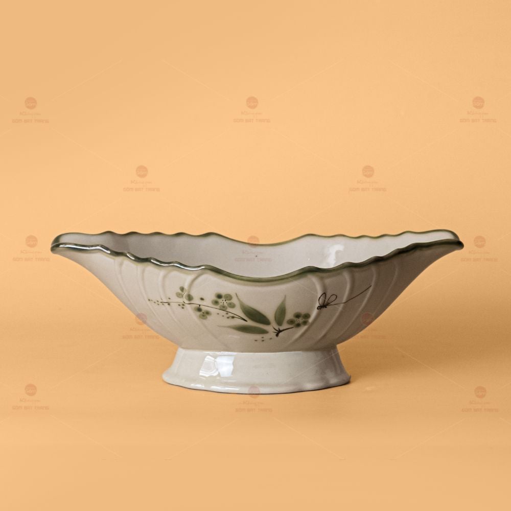 Bộ Bát Đĩa Hoa Mặt Trời Đào Chuồn