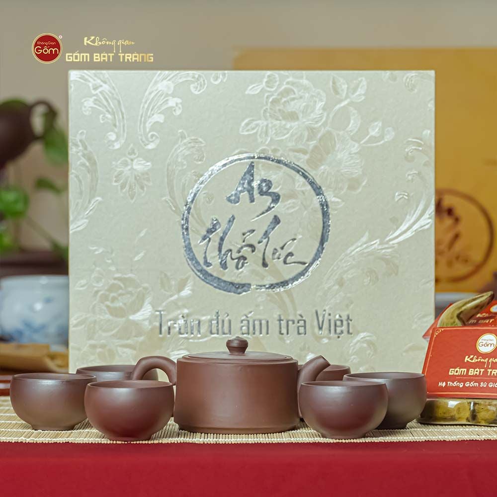 Bộ Ấm Chén An Thổ Túc (Chén gốm)