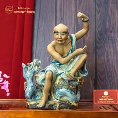 Bộ Tượng Thập Bát Lan Hán Men Rạn