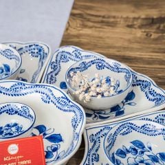 Bộ Bát Đĩa Hoa Mặt Trời Phù Dung