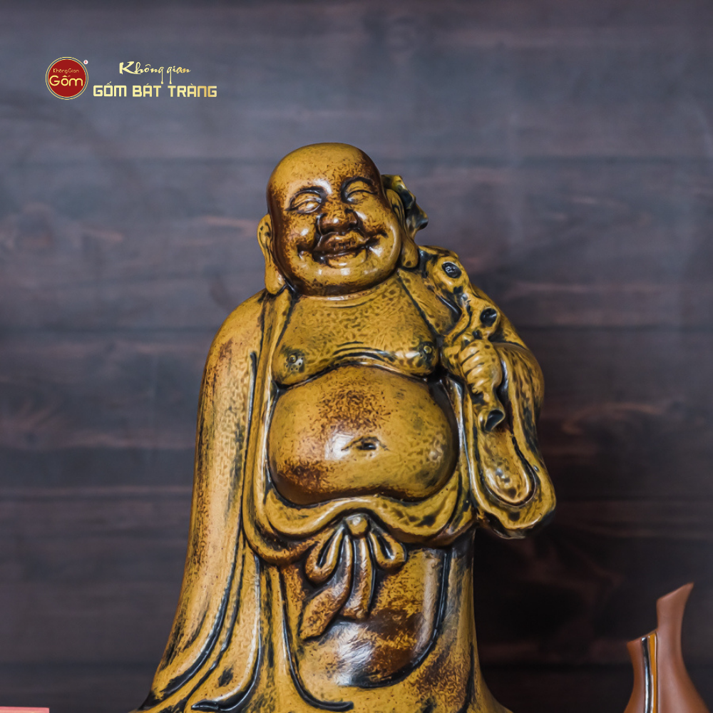 Bộ Tượng Thập Bát La Hán Men Vàng Cổ