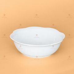 Bộ Bát Đĩa Hoa Mặt Trời Minh Châu Trắng