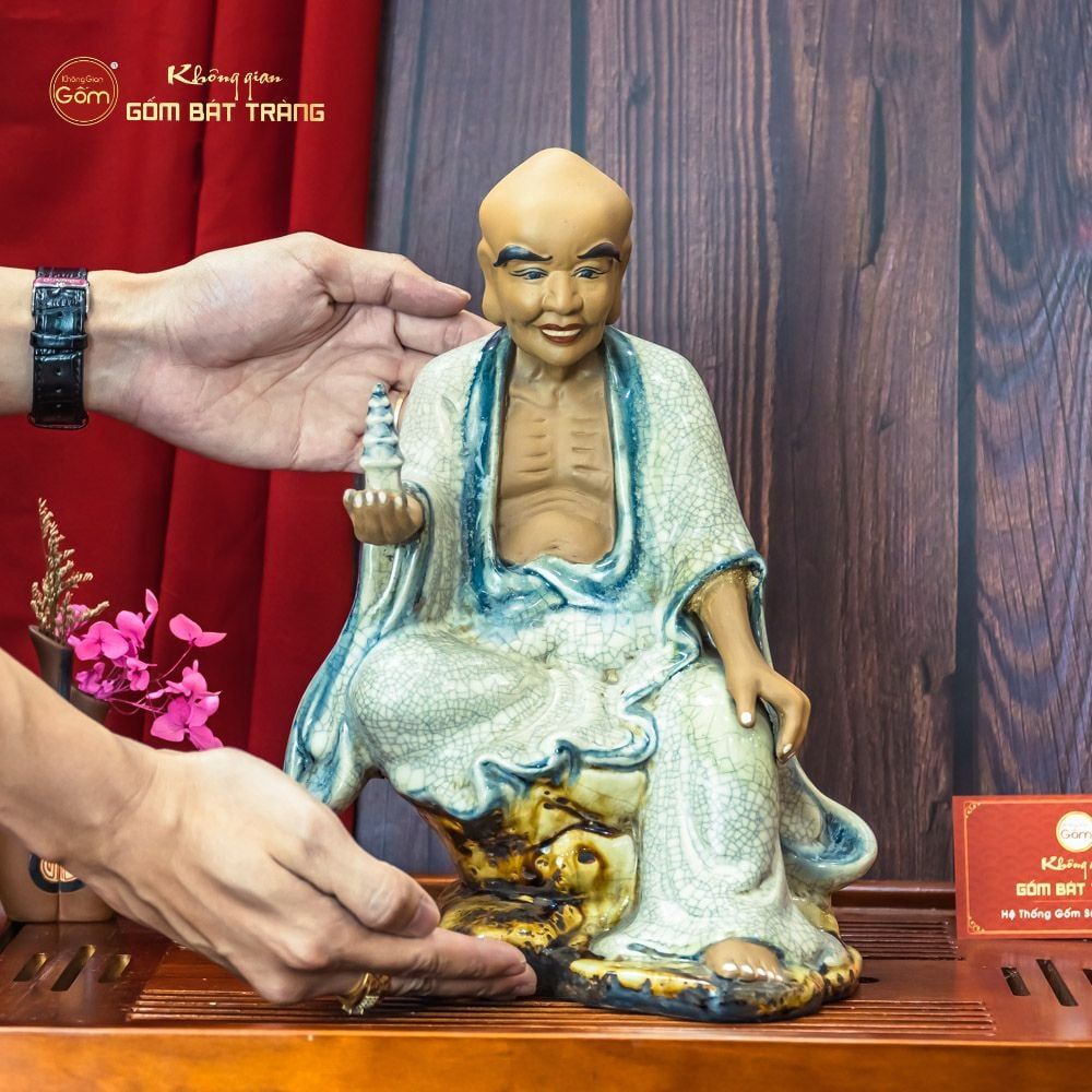 Bộ Tượng Thập Bát Lan Hán Men Rạn