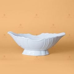 Bộ Bát Đĩa Hoa Mặt Trời Minh Châu Trắng
