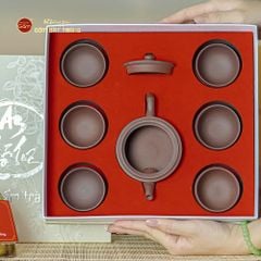 Bộ Ấm Chén An Thổ Túc (Chén gốm)
