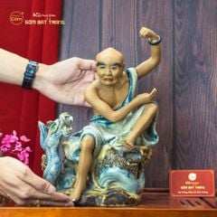 Bộ Tượng Thập Bát Lan Hán Men Rạn