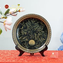 Đĩa Trưng Bày Cửu Ngư Quần Hội Trăng Rằm