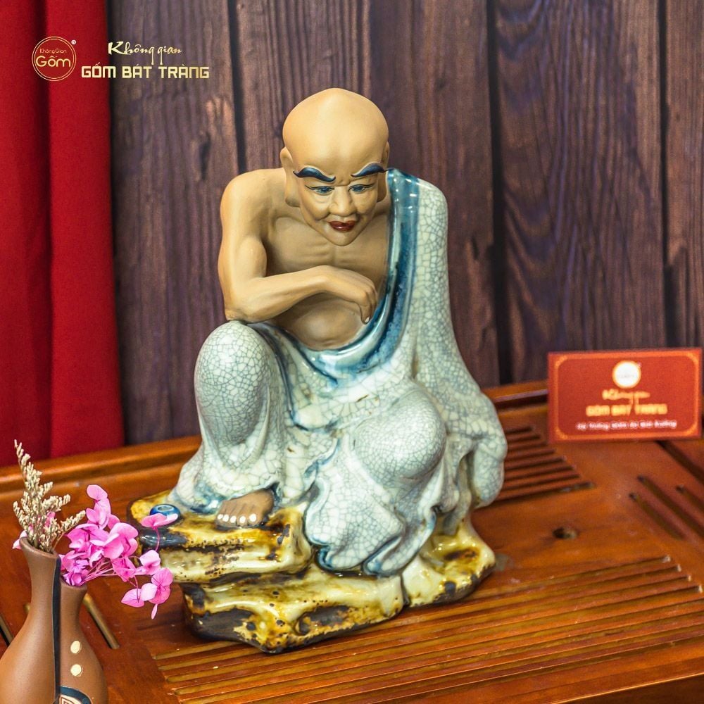 Bộ Tượng Thập Bát Lan Hán Men Rạn