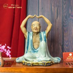 Bộ Tượng Thập Bát Lan Hán Men Rạn