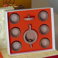 Bộ Ấm Chén An Thổ Túc (Chén gốm)