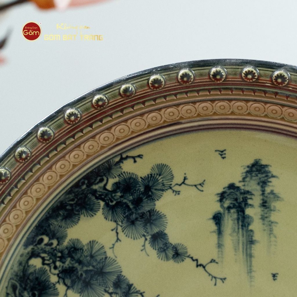 Đĩa Trưng Bày Tùng Hạc Trường Thọ