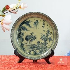 Đĩa Trưng Bày Tùng Hạc Trường Thọ
