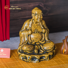 Bộ Tượng Thập Bát La Hán Men Vàng Cổ