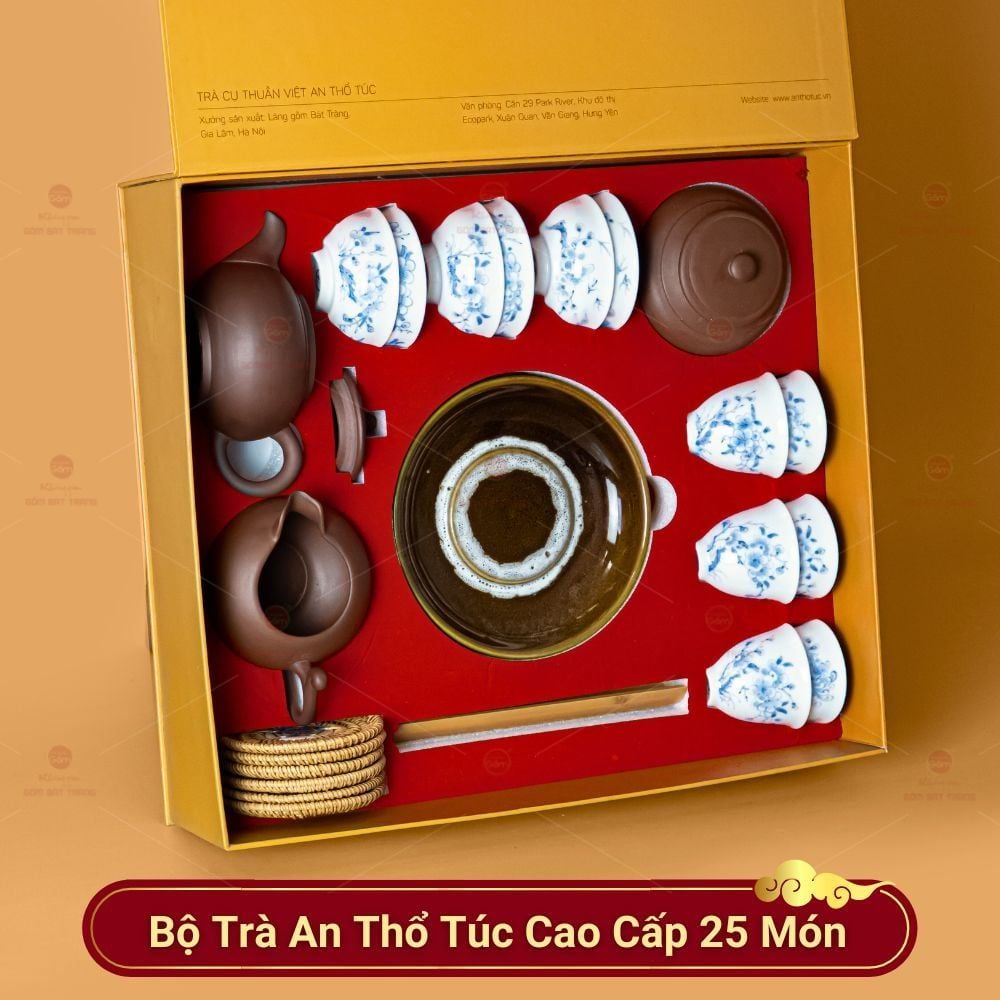 Bộ Ấm Chén An Thổ Túc Cao Cấp (25 món)