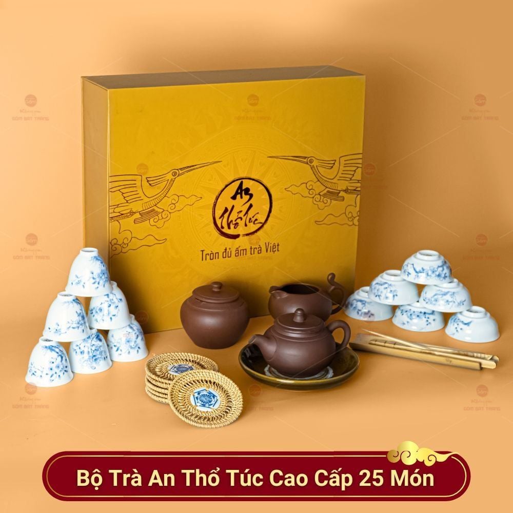 Bộ Ấm Chén An Thổ Túc Cao Cấp (25 món)