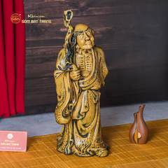 Bộ Tượng Thập Bát La Hán Men Vàng Cổ