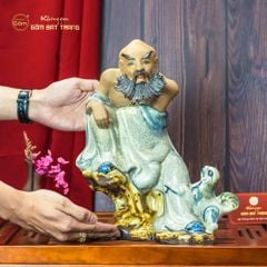 Bộ Tượng Thập Bát Lan Hán Men Rạn