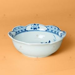 Bộ Bát Đĩa Hoa Mặt Trời Hoa Sen Xanh