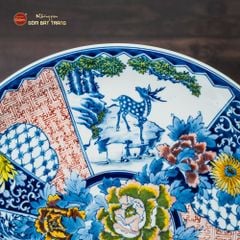 Đĩa Trưng Bày Lam Huế Ngũ Sắc