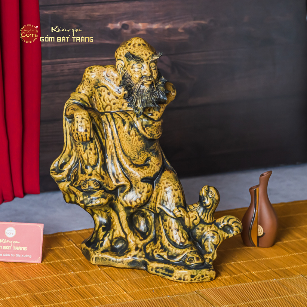 Bộ Tượng Thập Bát La Hán Men Vàng Cổ