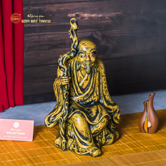 Bộ Tượng Thập Bát La Hán Men Vàng Cổ