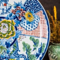 Đĩa Trưng Bày Lam Huế Ngũ Sắc