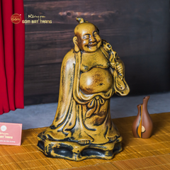 Bộ Tượng Thập Bát La Hán Men Vàng Cổ