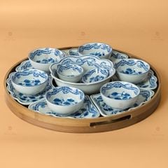 Bộ Bát Đĩa Hoa Mặt Trời Phù Dung