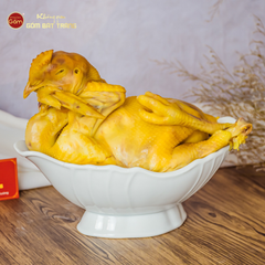 Bát Đựng Gà Men Trắng