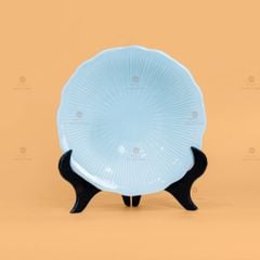Đĩa Men Xanh Ngọc Vân Sen
