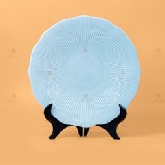 Bộ Bát Đĩa Men Xanh Ngọc Vân Sen