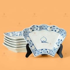 Bộ Bát Đĩa Hoa Mặt Trời Quả Đào
