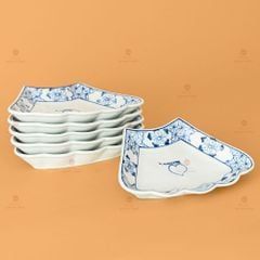 Bộ Bát Đĩa Hoa Mặt Trời Quả Đào