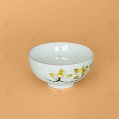 Bộ Bát Đĩa Hoa Mặt Trời Sen Vàng