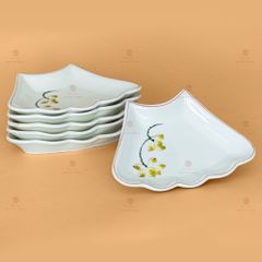 Bộ Bát Đĩa Hoa Mặt Trời Sen Vàng