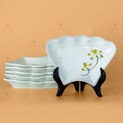 Bộ Bát Đĩa Hoa Mặt Trời Sen Vàng