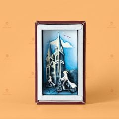 Tranh gốm sứ phong cảnh Việt Nam