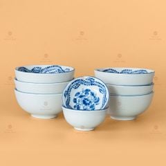 Bộ Bát Đĩa Hoa Mặt Trời Phù Dung