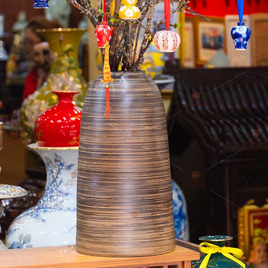 Bình Hoa Dáng Chuông Vân Ganh