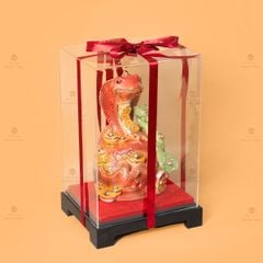 Tượng Linh Vật Ất Tỵ 2025 Vẽ Vàng